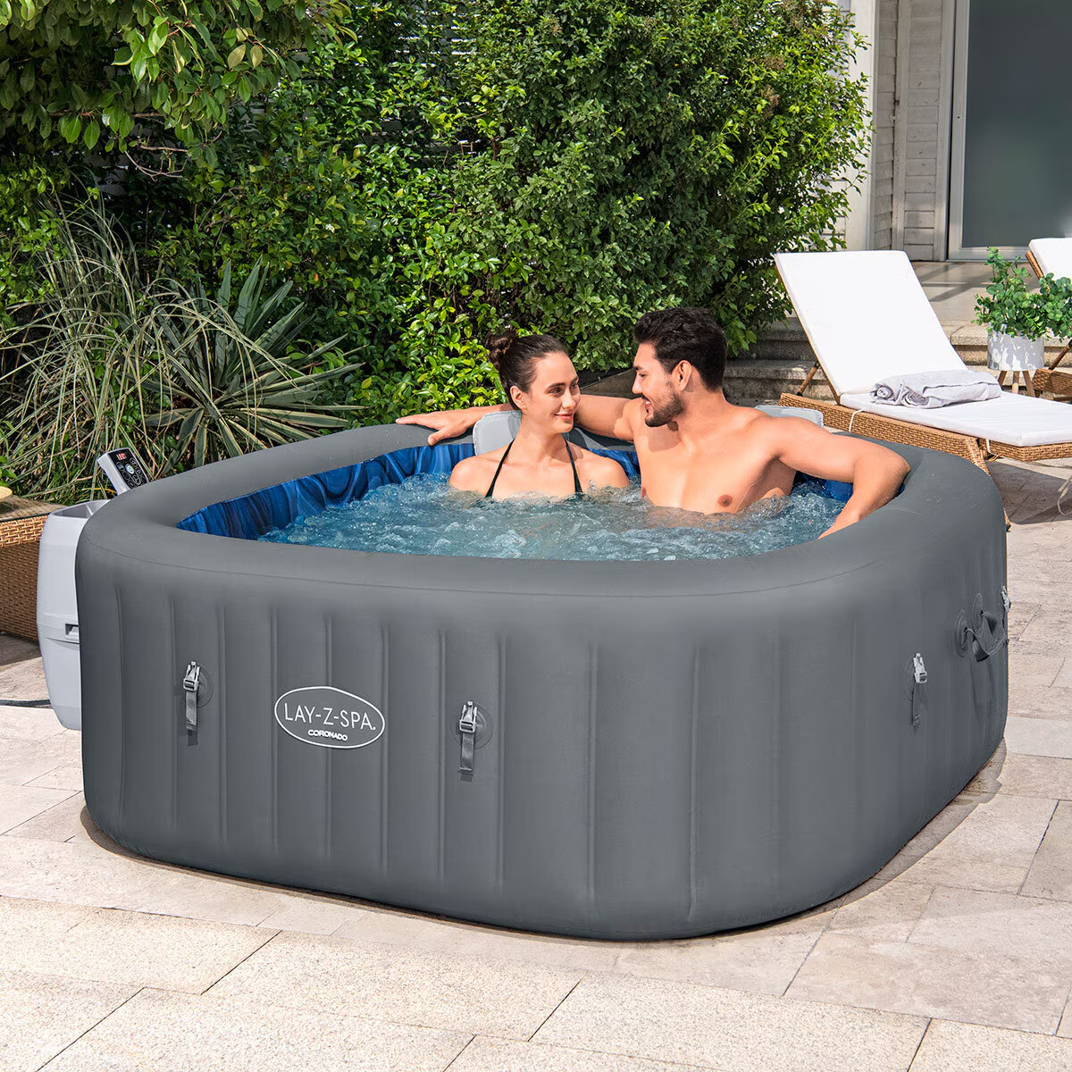 Lay-Z-Spa Coronado EnergySense Square Spa Smart AirJet 6 **