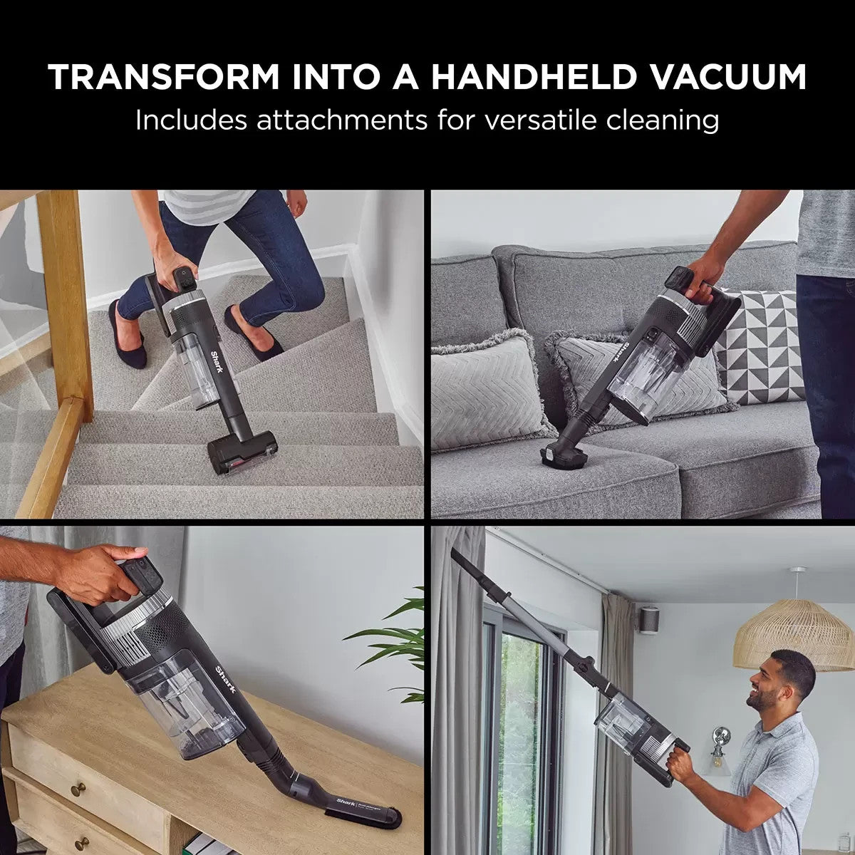 Shark Stratos Cordless Vacuum, Pet Pro IZ420UKT LED Smart Display
