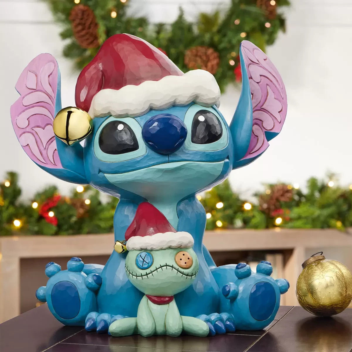 14.7 inch (37.4cm) Disney Stitch and Scrump Statue new