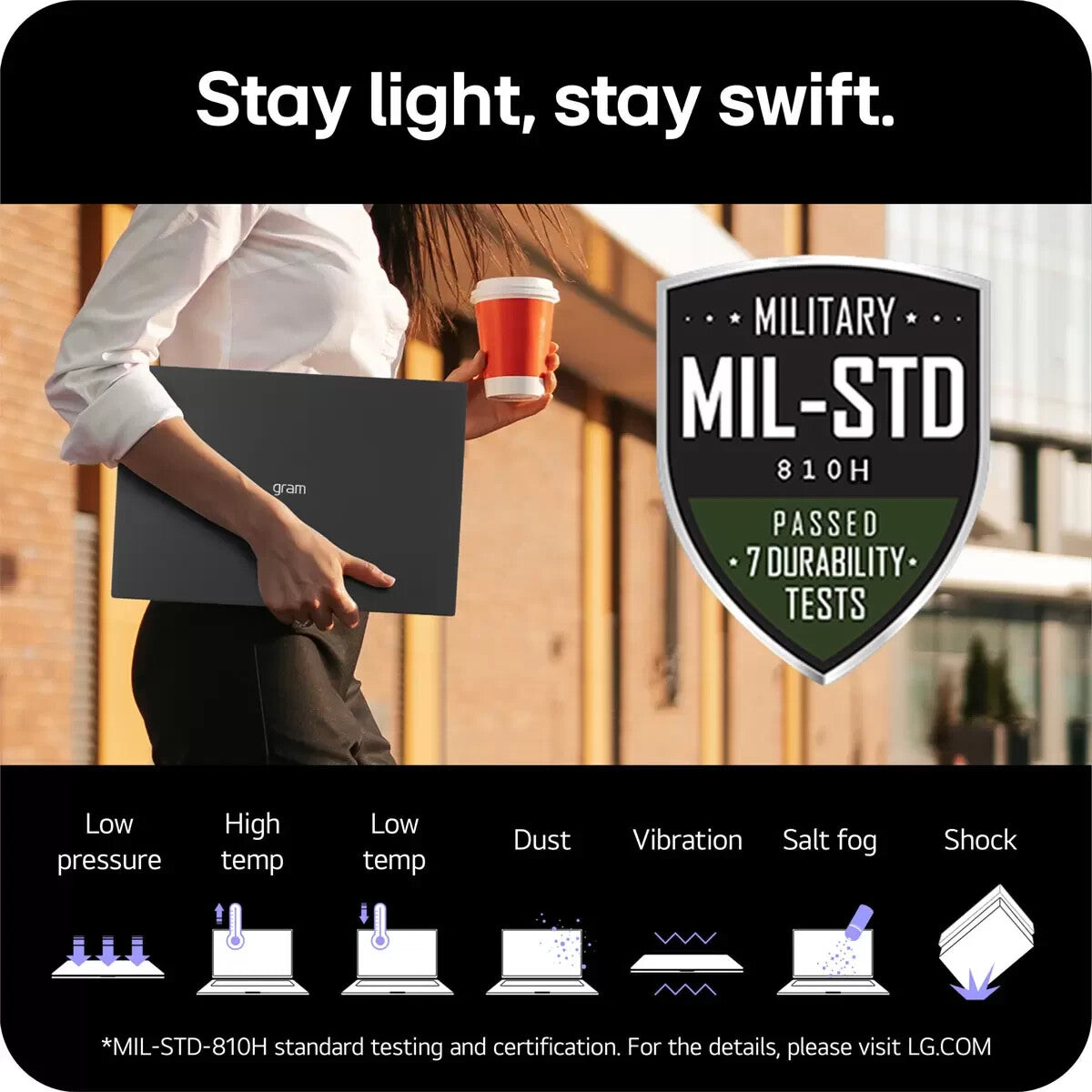 LG Gram Laptop Lightweight Ultra 7 16GB RAM 1TB SSD 16 Inch 16Z90S-G.AA78A1 VAT