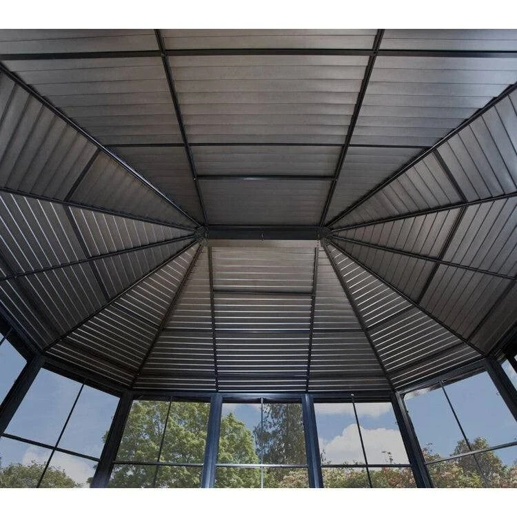 Sojag Charleston 12ft x 12ft (3.67 x 3.67m) Aluminium Frame Solarium Netting PCV