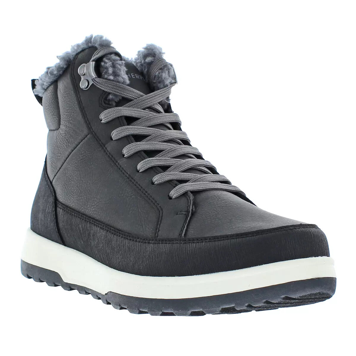 Weatherproof Men's Sneaker Boot in Grey Logjam Winter fur lined boots UK 9