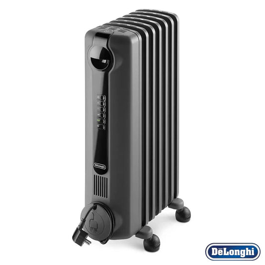 NEW De'Longhi Radia S Oil Filled 1.5kW Grey Radiator TRRS0715E.G