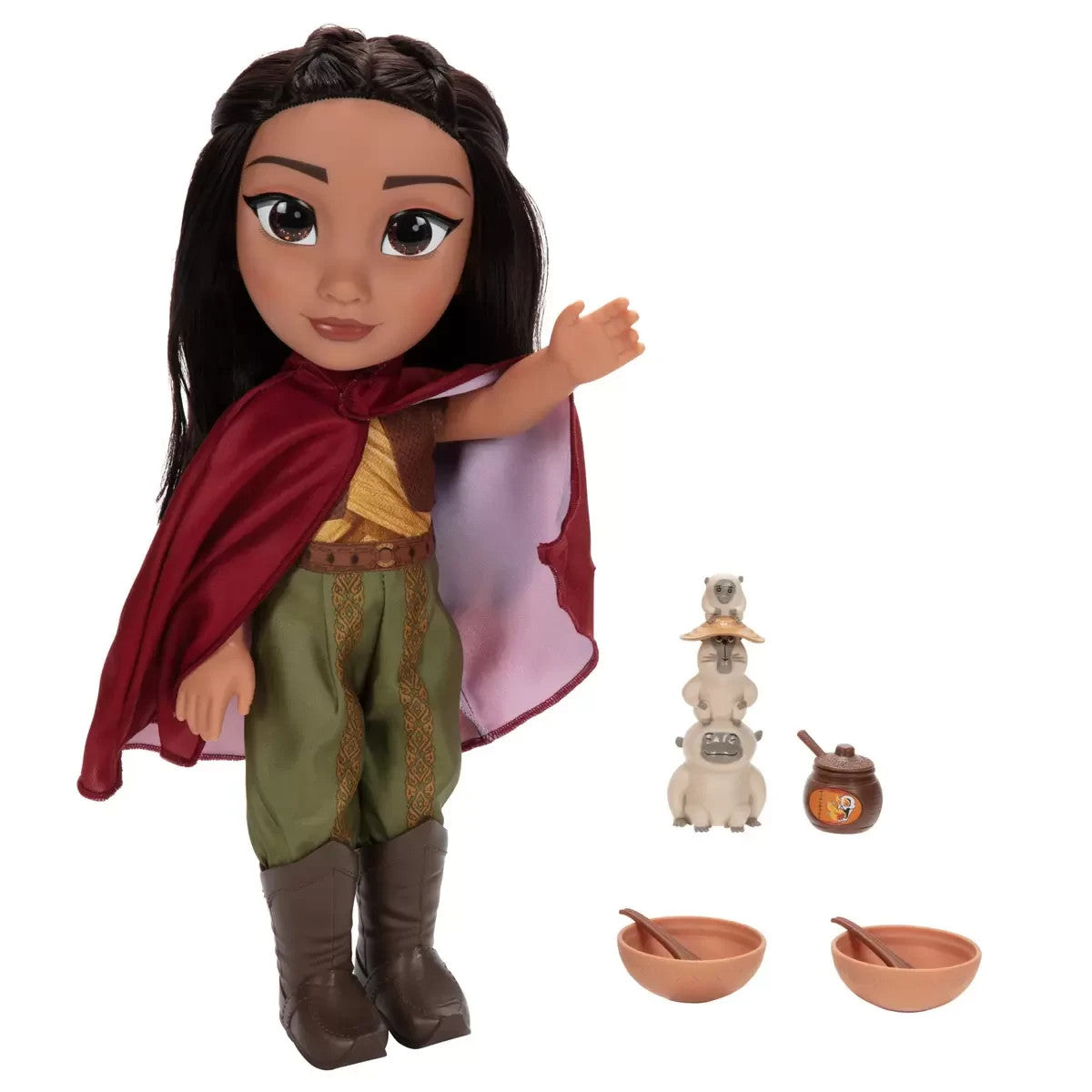 Disney Doll Adventure  Raya and the last Dragon + The Ongis 15.4 Inch (39.1 cm)