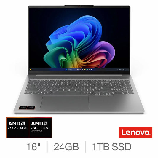 Lenovo IdeaPad Pro 5, Copilot+ PC  AMD AI 5, 24GB RAM 1TB SSD 83JN0023UK 16 Inch