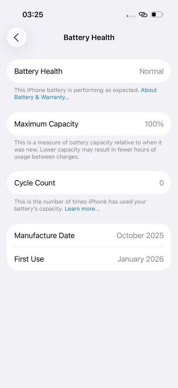 Apple iPhone 17 256GB Sim Free Mobile Phone in Mist Blue, MG6L4QN/A Never used