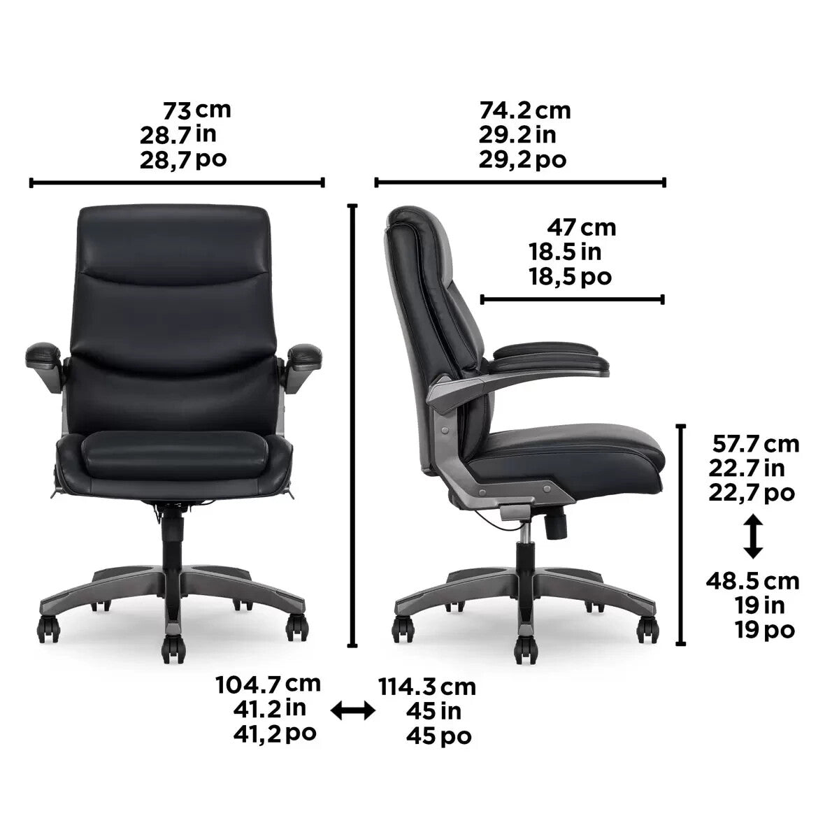 La-Z-Boy Manager Office Chair with Flip Up Arms Brand New VAT