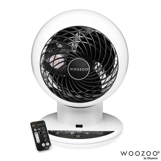 Woozoo Globe Air Circulator Fan with Remote Control, White