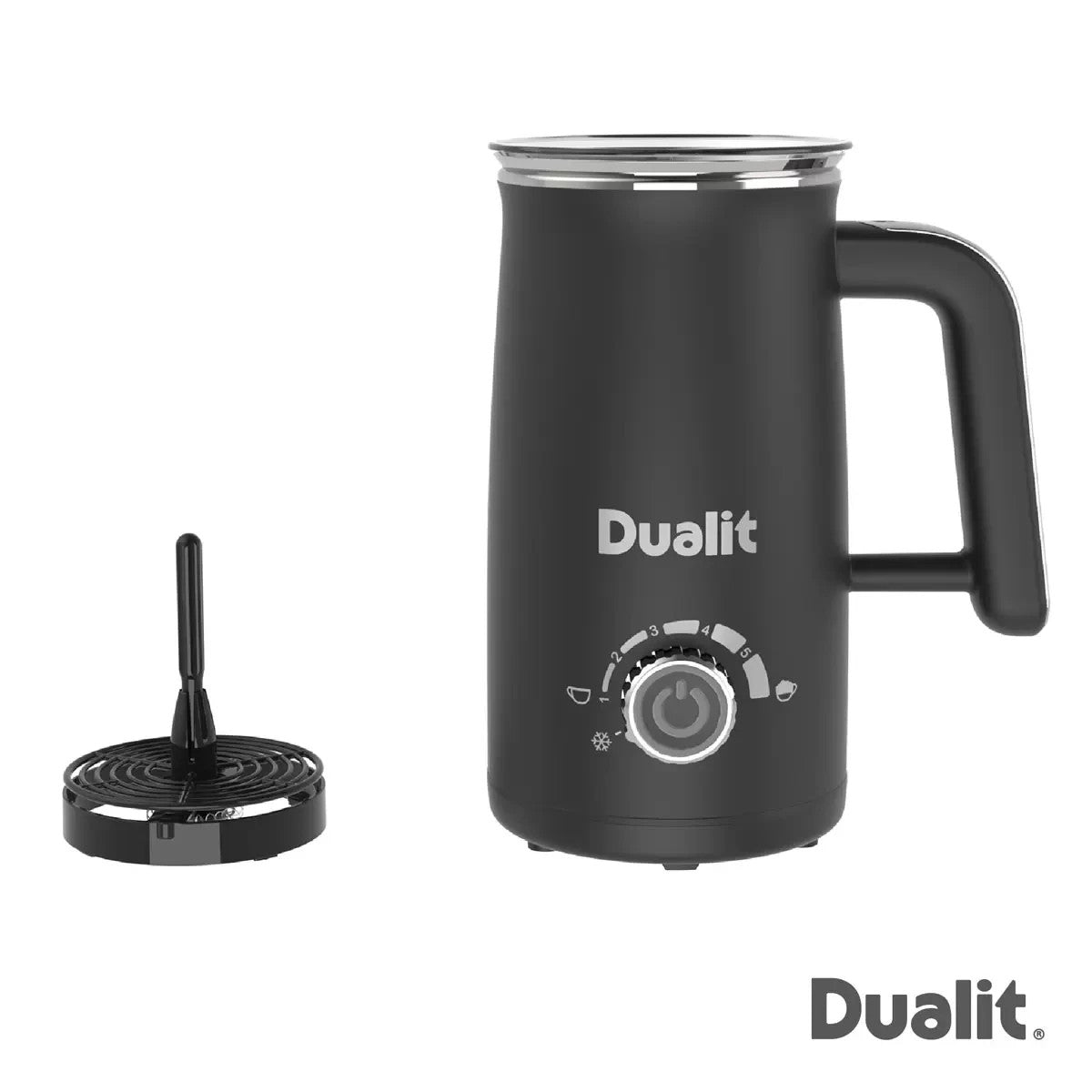 Dualit Milk Frother & Hot Chocolate Maker Max with 4 x Belgian Chocolate Sachets