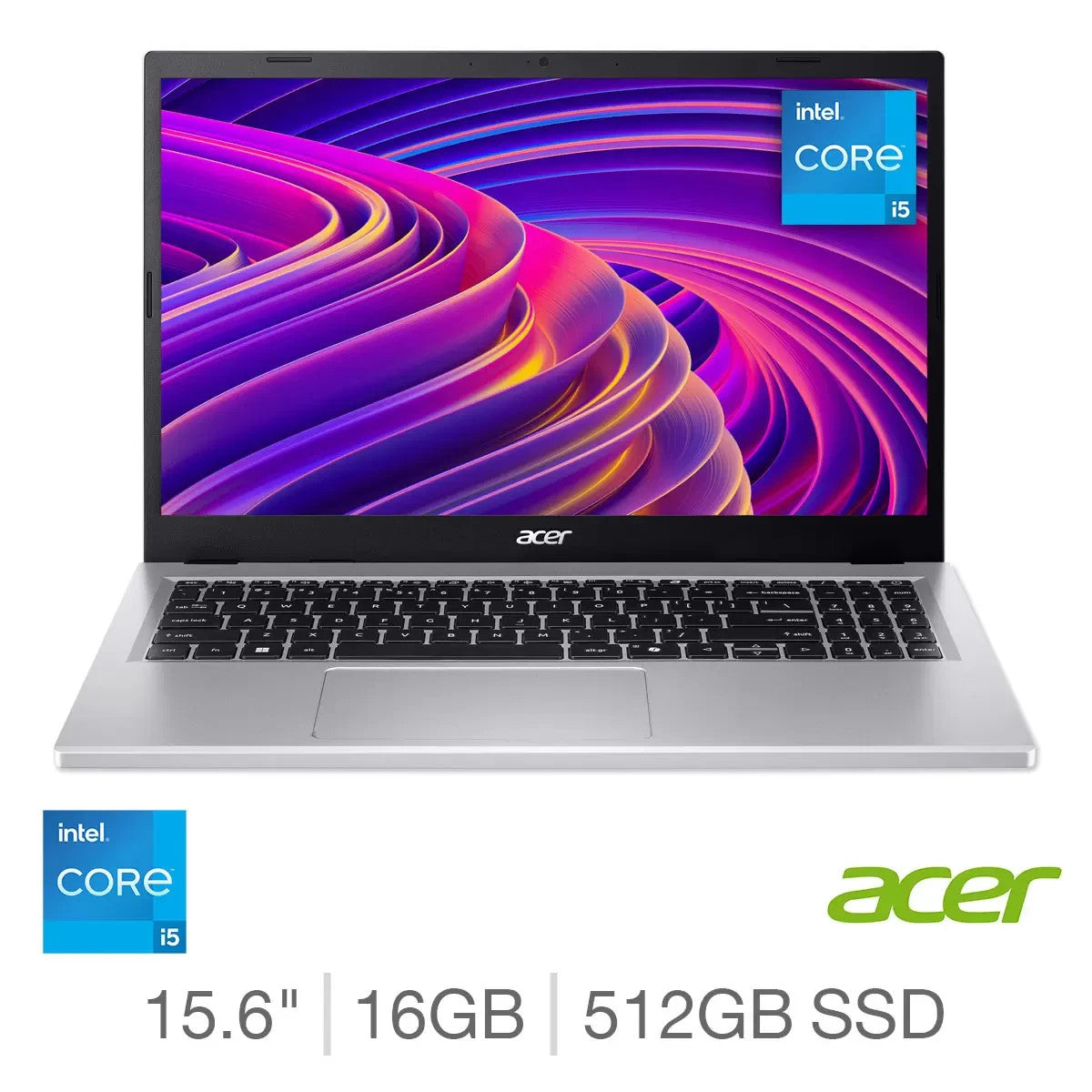 Acer Aspire Go 15, i5, 16GB RAM, 512GB SSD, 15.6 Inch Laptop, NX.JD9EK.00J