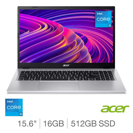 Acer Aspire Go 15, i5, 16GB RAM, 512GB SSD, 15.6 Inch Laptop, NX.JD9EK.00J