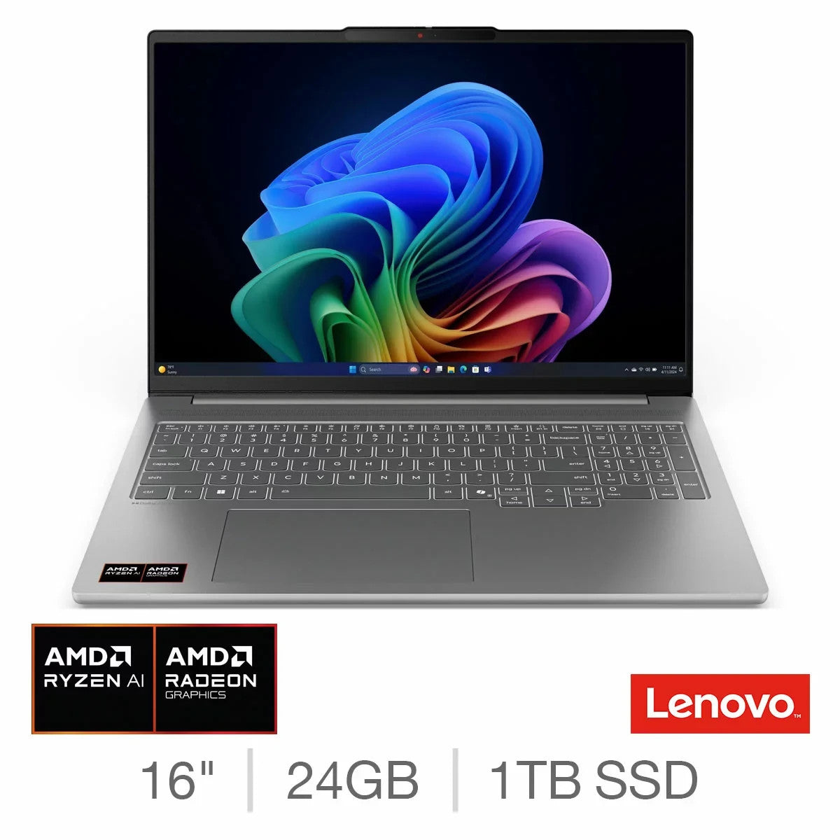 Lenovo IdeaPad Pro 5, Copilot+ PC  AMD AI 5, 24GB RAM 1TB SSD 83JN0023UK 16 Inch
