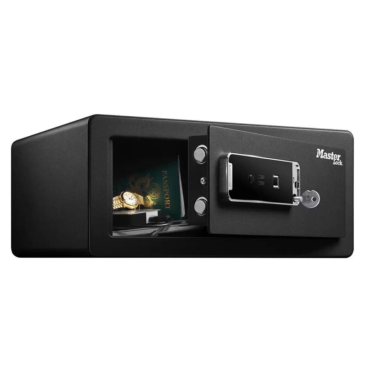 Masterlock 25.4 Litre LX110BEURHRO Biometric Security Safe- 19.2 x 42.7 x 31 cm