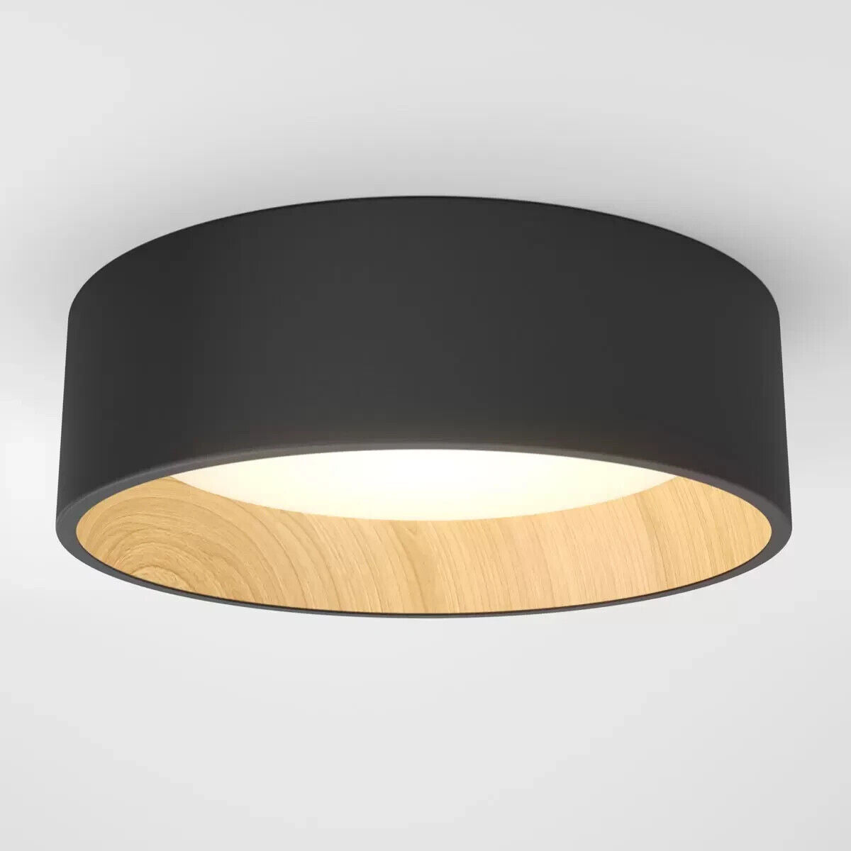 Artika Alton LED Flushmount 3CCT Light ceiling fitting dimmable matte black