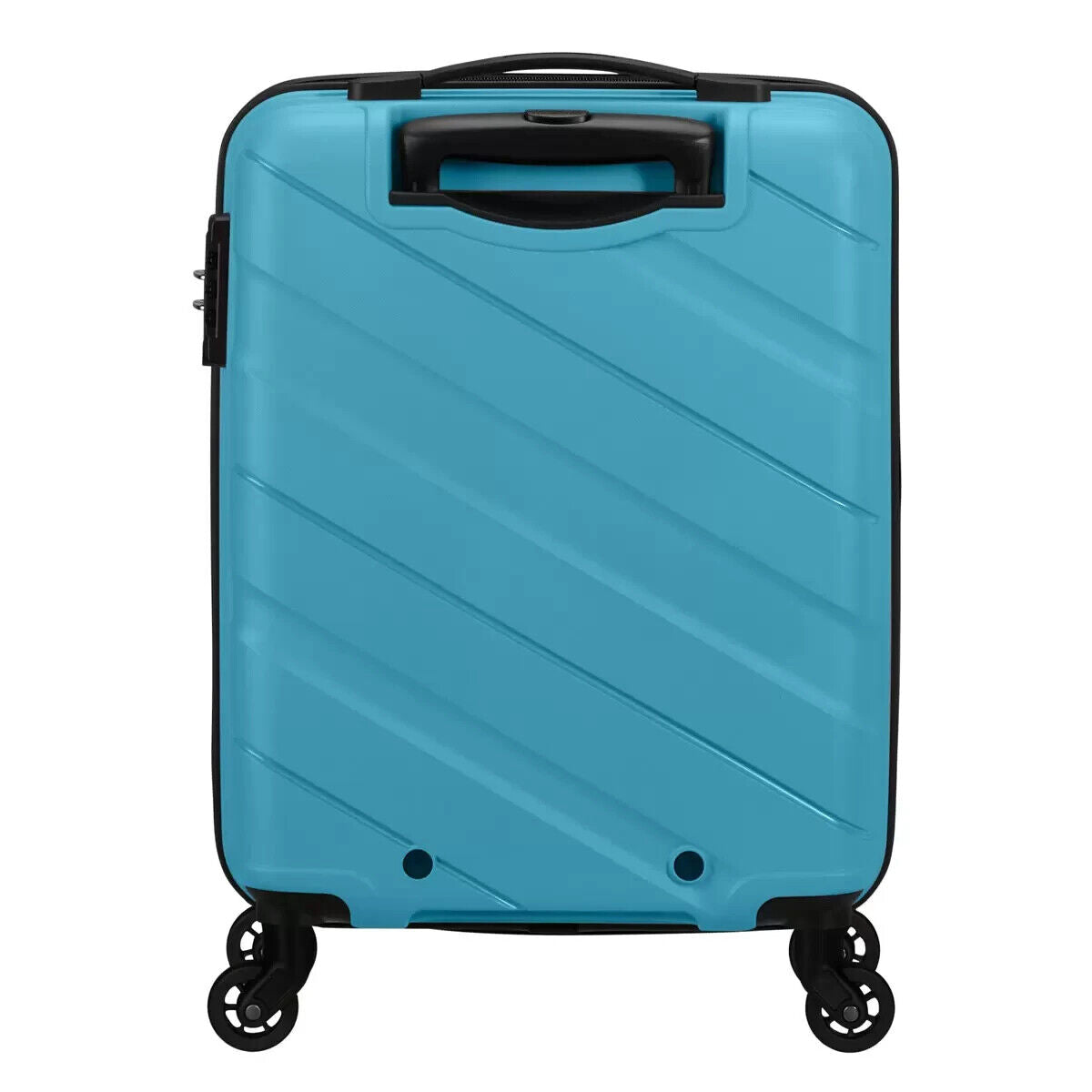 American Tourister Jet Driver 55cm Carry On Hardside Spinner Case in Light Blue