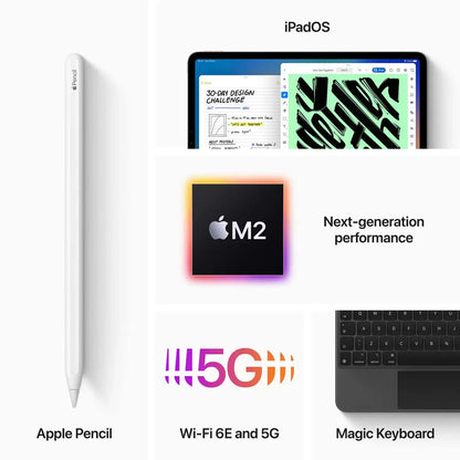 Apple iPad Pro 4th Gen 2022, 11'' WiFi + Cellular 2TB in Silver MNYM3B/A NEW VAT