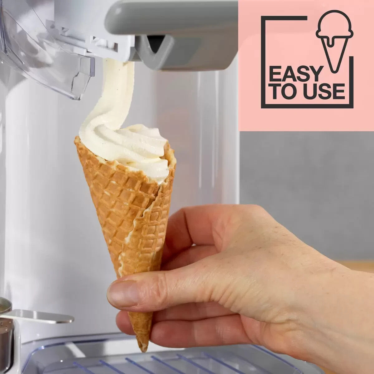 Cuisinart ICE48U Soft Serve Ice Cream Maker Sorbet, frozen Yogurt, Vegan dessert