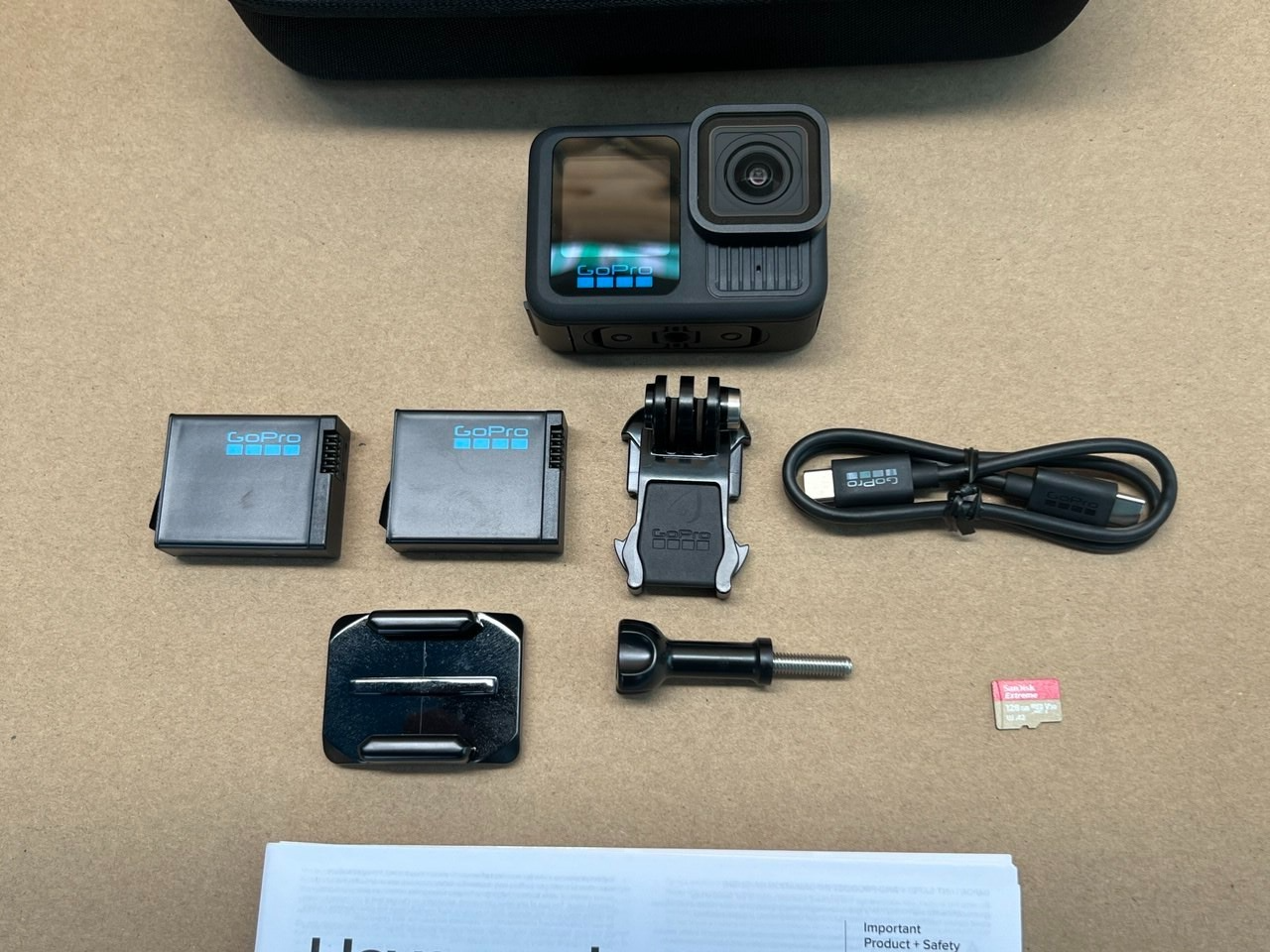 GoPro HERO 13 Bundle + 2 Enduro Battery + 128GB SD Card + Case