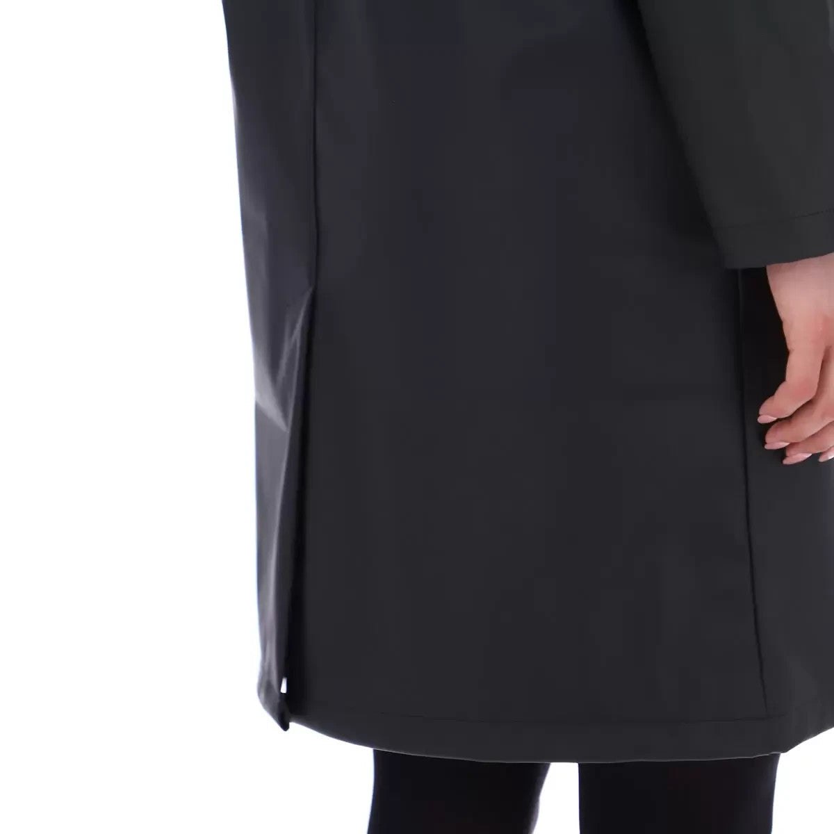 Hunter Women's Bay PU Raincoat Waterproof Windproof Black Medium