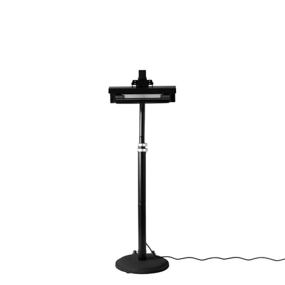 FireSense Black Powder Coated Steel 2.3m (93") Telescoping Heater Patio