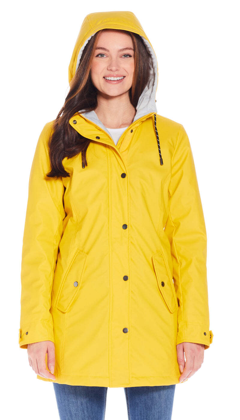 Weatherproof Ladies Slicker Jacket in Sunshine Yellow