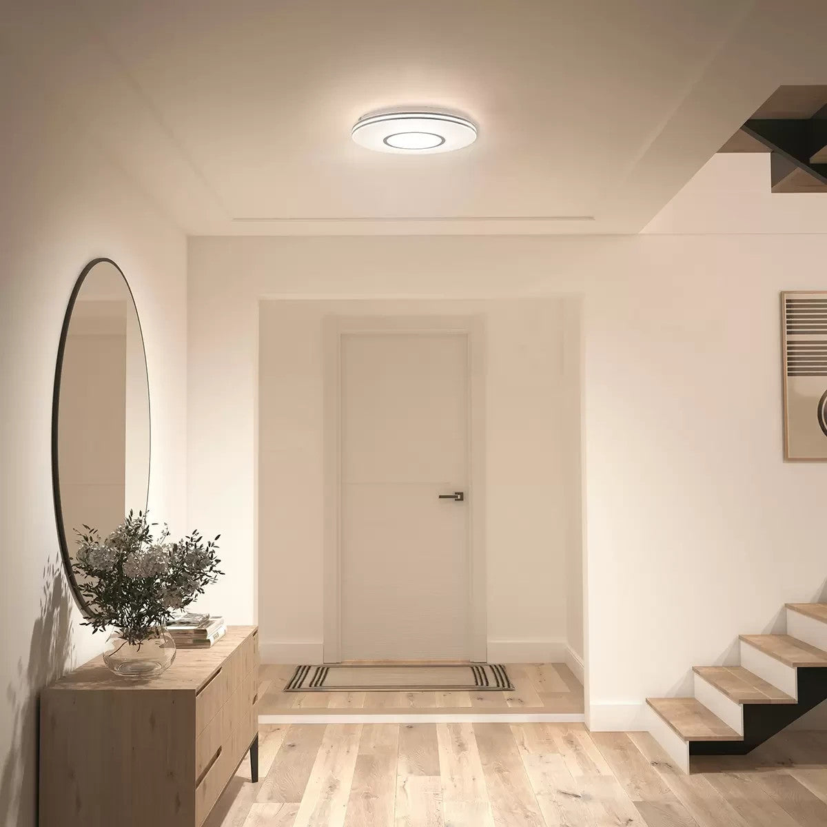 Artika Horizon LED Ceiling light fixture White and Chrome