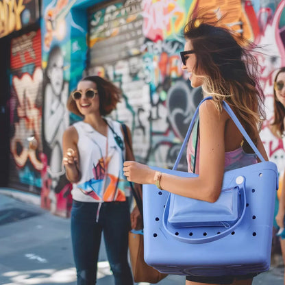 Beachcomber Beach Tote Bag in Blue