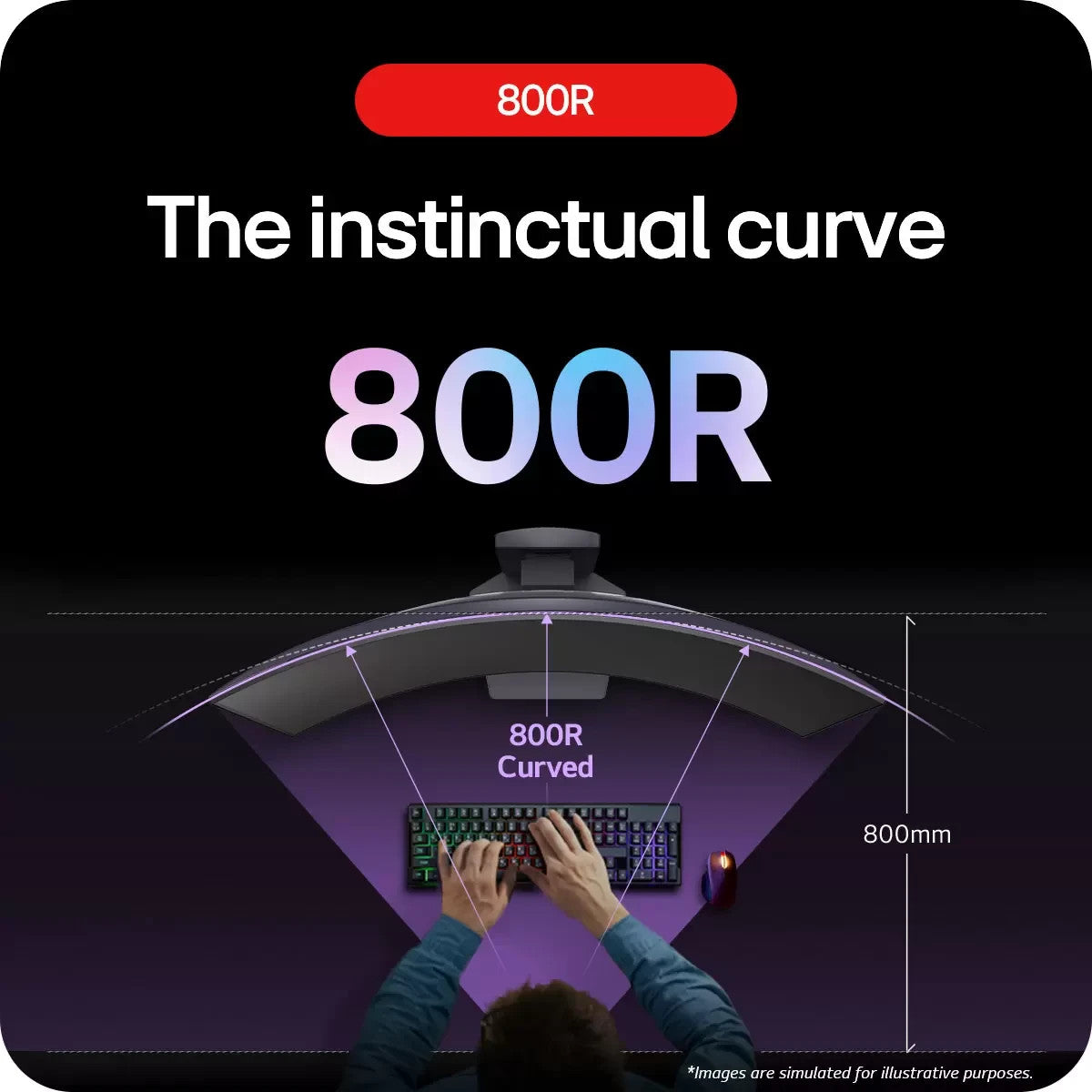 LG Gaming Monitor 34 Inch UltraGear WQHD 240Hz OLED , 34GS95QE-B Black VAT