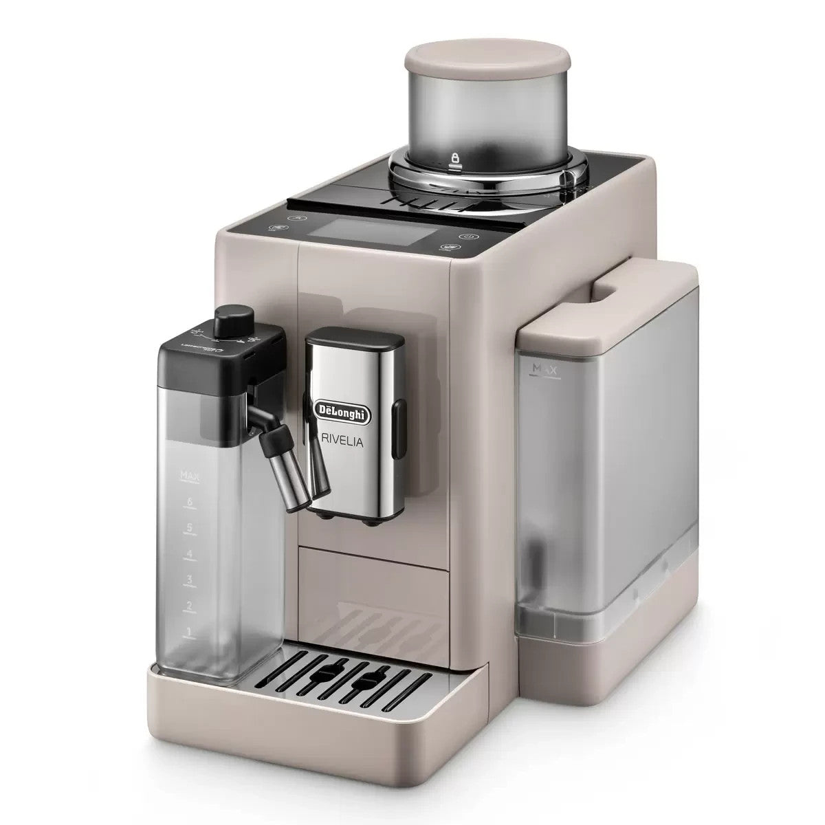 DeLonghi Rivelia Coffee Machine Bean-to-Cup in Beige EXAM450.55.BG De’longhi