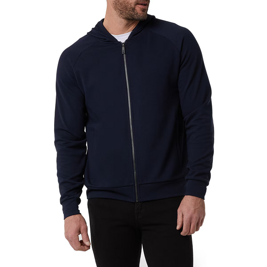 32 Degrees Heat Men's Pique Full Zip Hoody In Navy Medium or Large