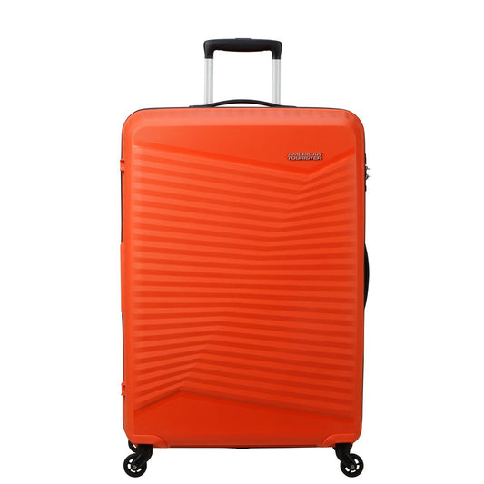 American Tourister Jet Driver 55cm Carry On Hardside Spinner Case Flame Orange