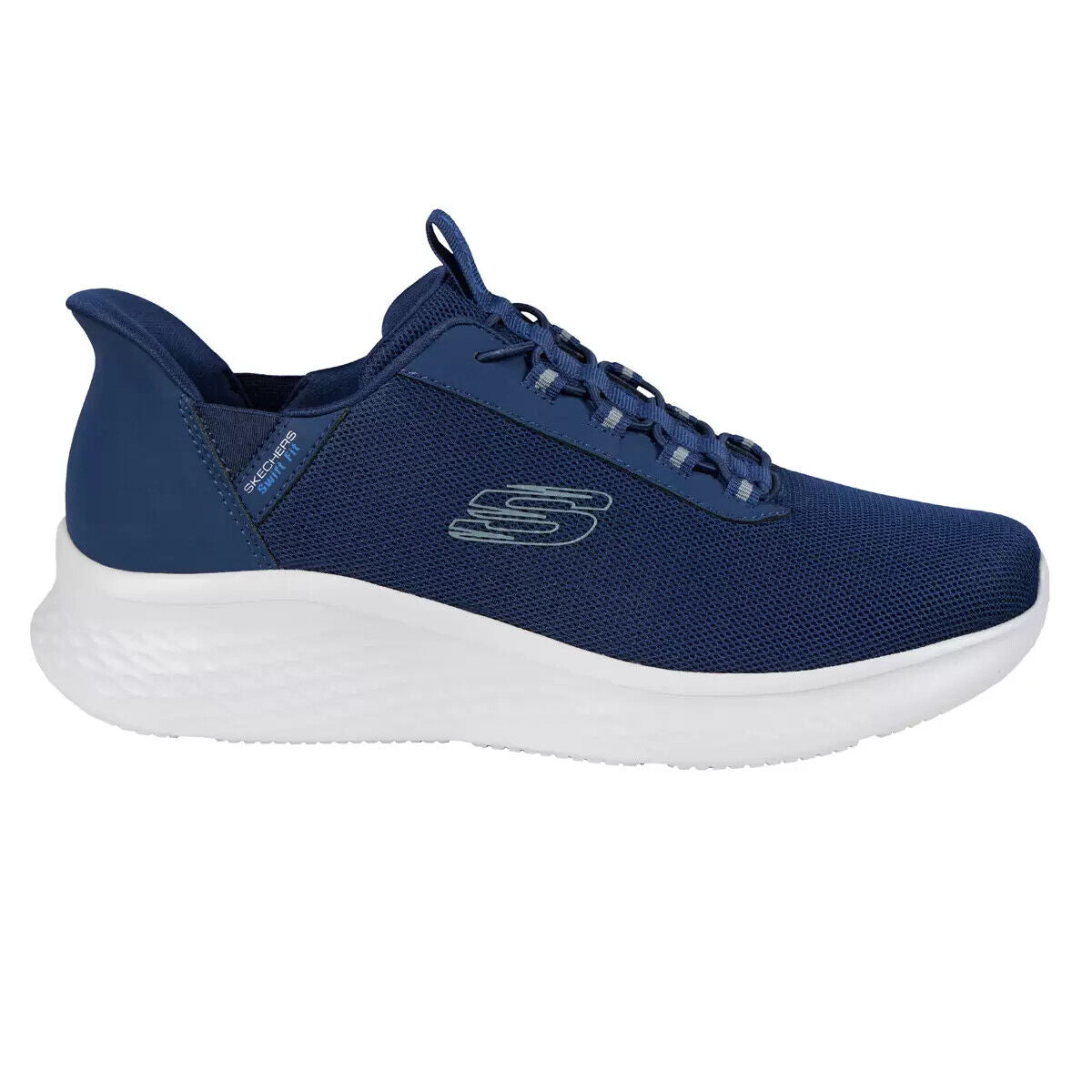 Skechers Men's Swift Fit Slip On Trainer in Navy