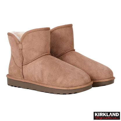 Kirkland Signature Ladies Shearling Boot in Tan UK 5