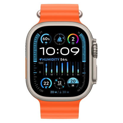 Apple Watch Ultra 2 GPS + Cellular, 49mm Titanium Case with Orange Ocean Band