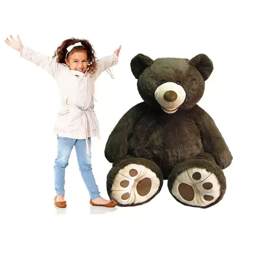 Hugfun Oversized Plush Sitting Bear in Espresso Brown (3+ Years) Super Soft Huge