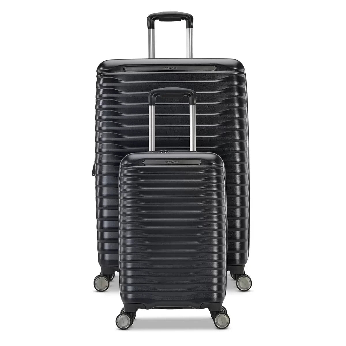 Samsonite Element XLT 2.0 Hardside 2 Piece Suitcase Luggage Set In Black **