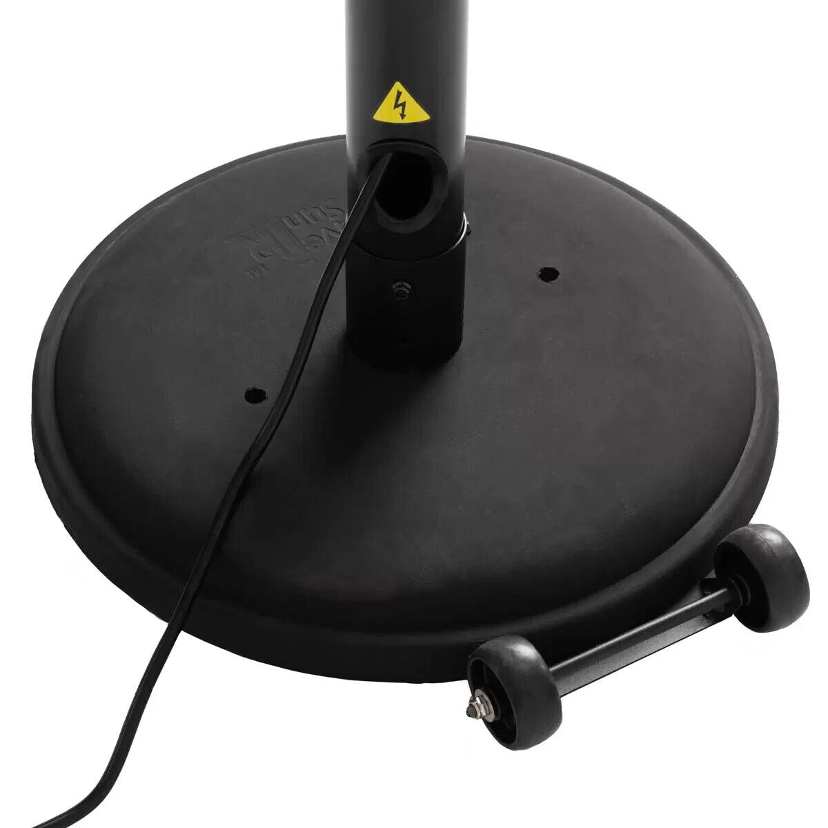 FireSense Black Powder Coated Steel 2.3m (93") Telescoping Heater Patio