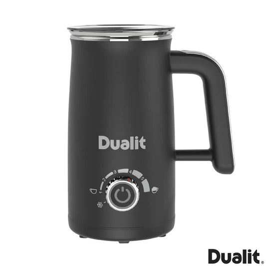 Dualit Milk Frother & Hot Chocolate Maker Max with 4 x Belgian Chocolate Sachets