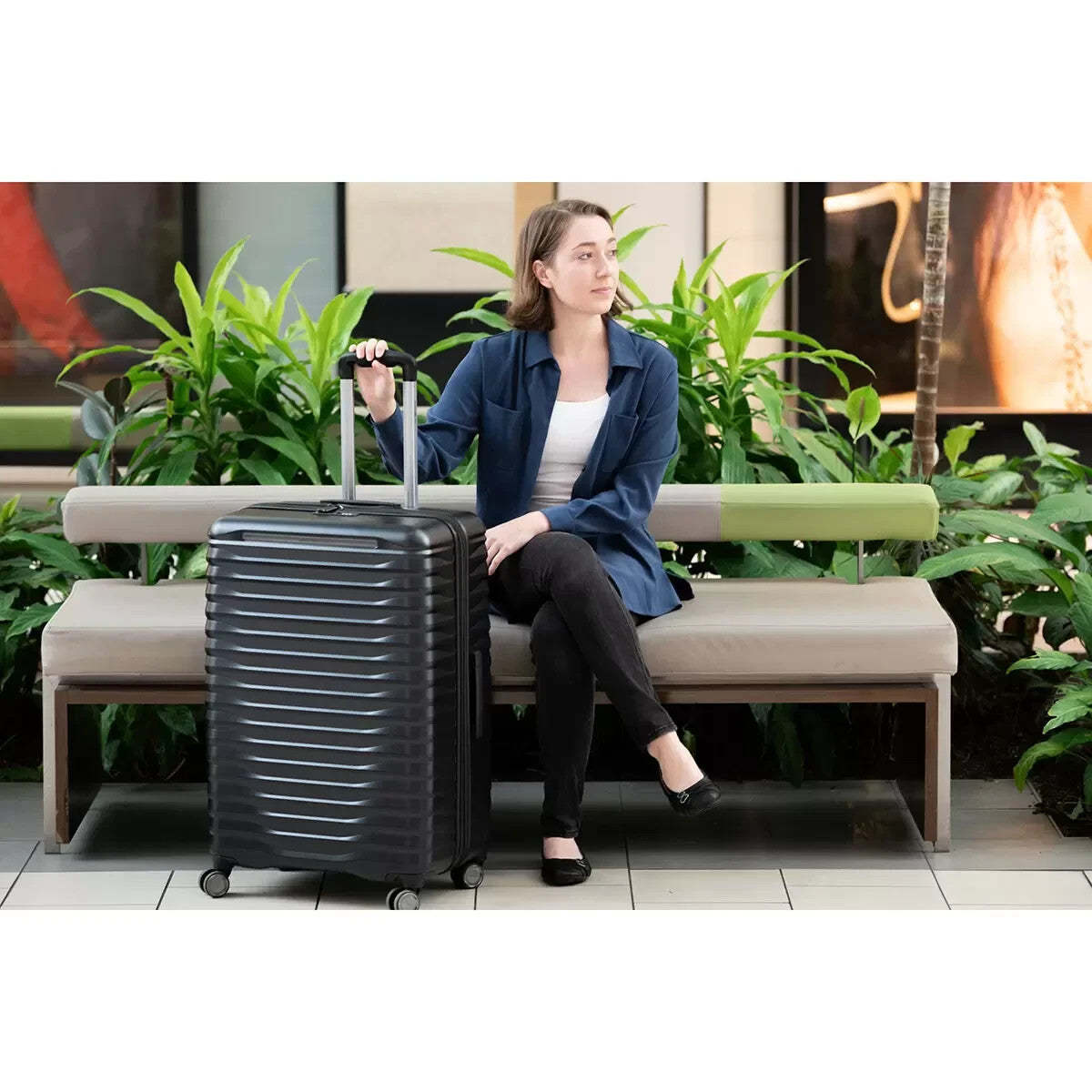 Samsonite Element XLT 2.0 Hardside 2 Piece Suitcase Luggage Set In Black **