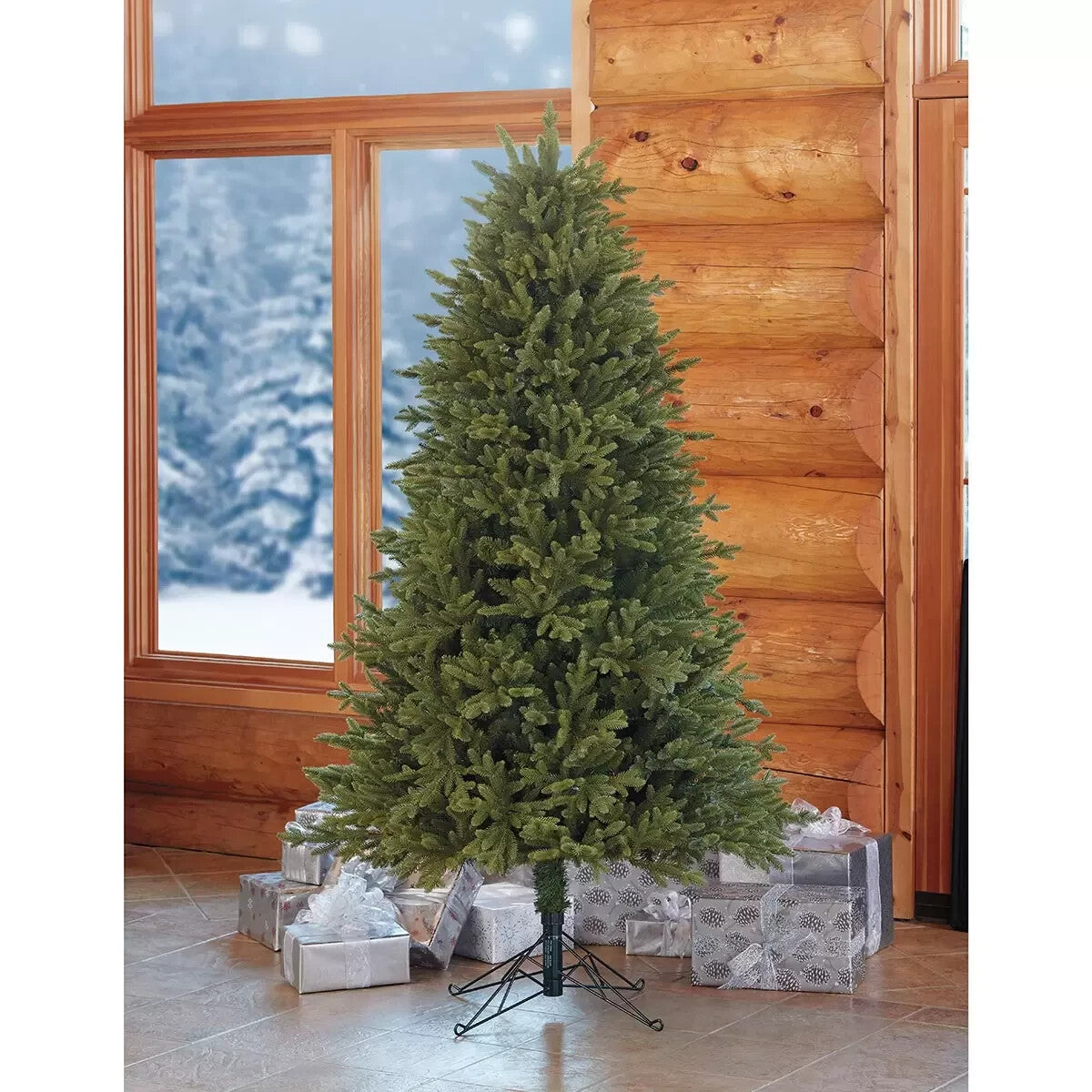 Aspen Artificial Christmas Tree Unlit 6ft 6 Inches (1.9m) Box Opened