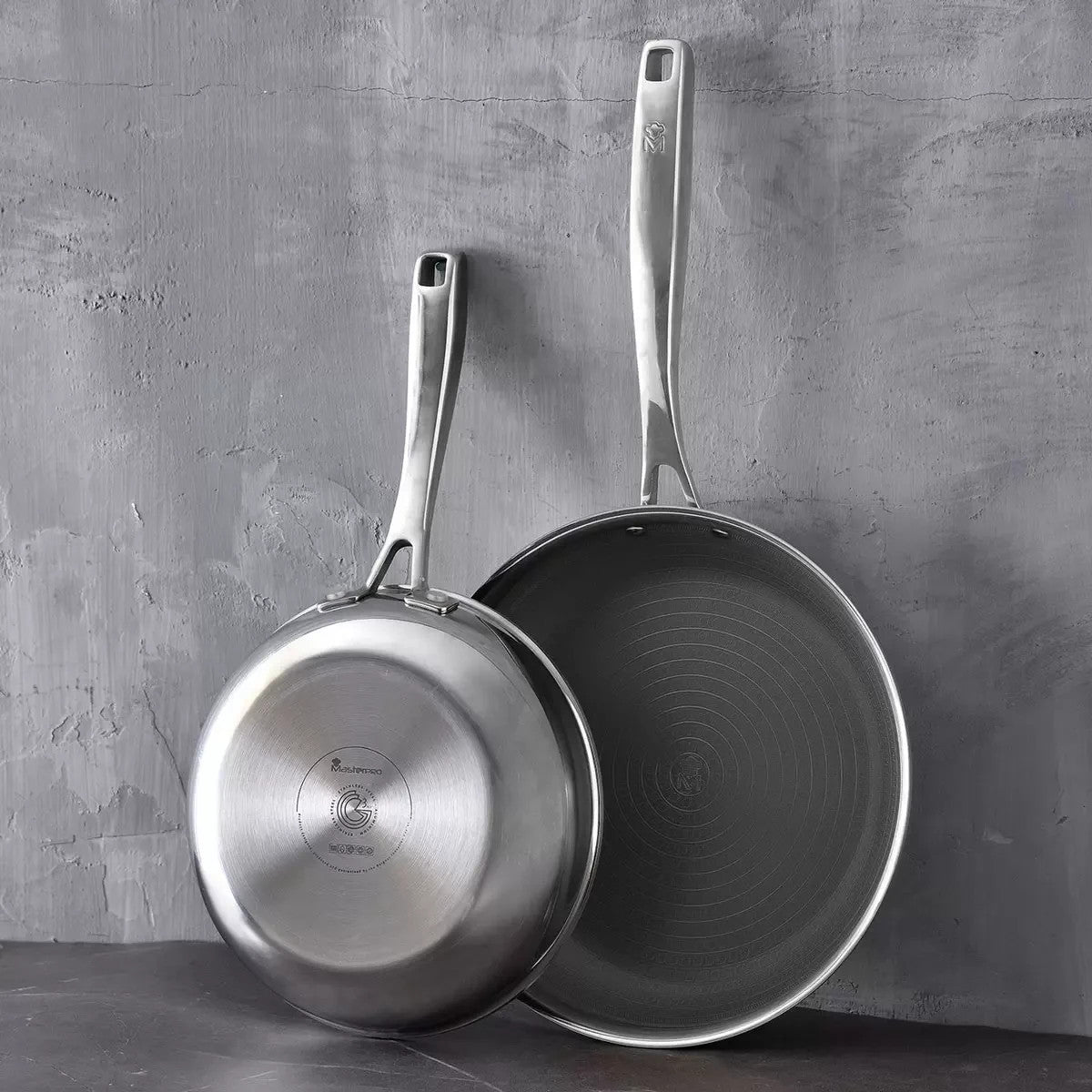 MasterPro Ceratech Ceramic Fry Pan Set, 2 Piece