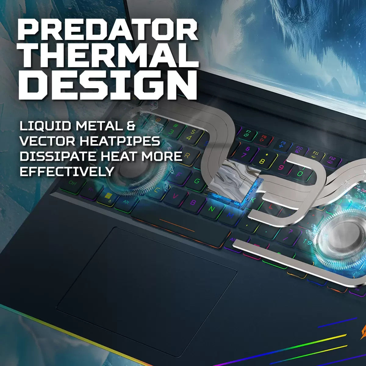 Acer Predator Helios 16 AI Ultra 9 64GB RAM 1TB SSD RTX 5090 Gaming NH.QW0EK.001