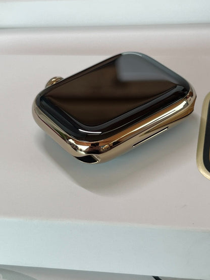 Apple Watch Series 9 Cellular 41 mm Gold St Steel Case Clay Sports band  M/L