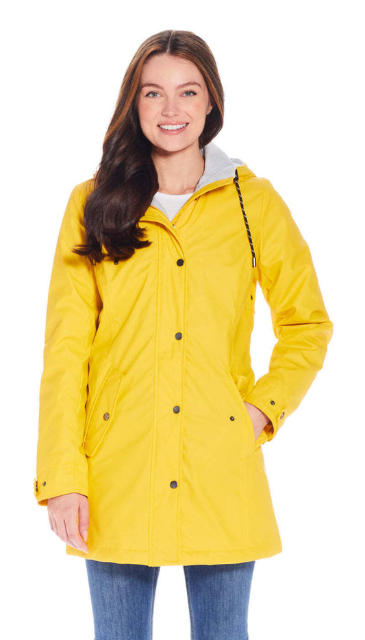 Weatherproof Ladies Slicker Jacket in Sunshine Yellow