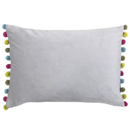 Carnival Dove Velvet Bolster Cushion, 2 Pack