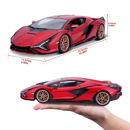 Maisto 1:18 Scale Highly Detailed Die Cast Vehicles: Lamborghini Sian FKP 37