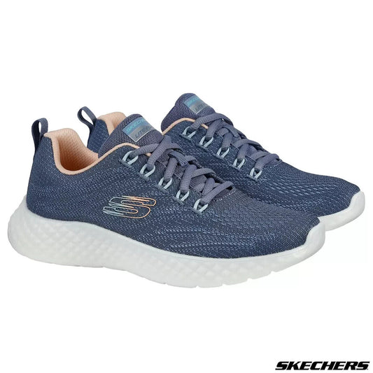 Skechers Ladies Lite Foam in Navy Size 4.5