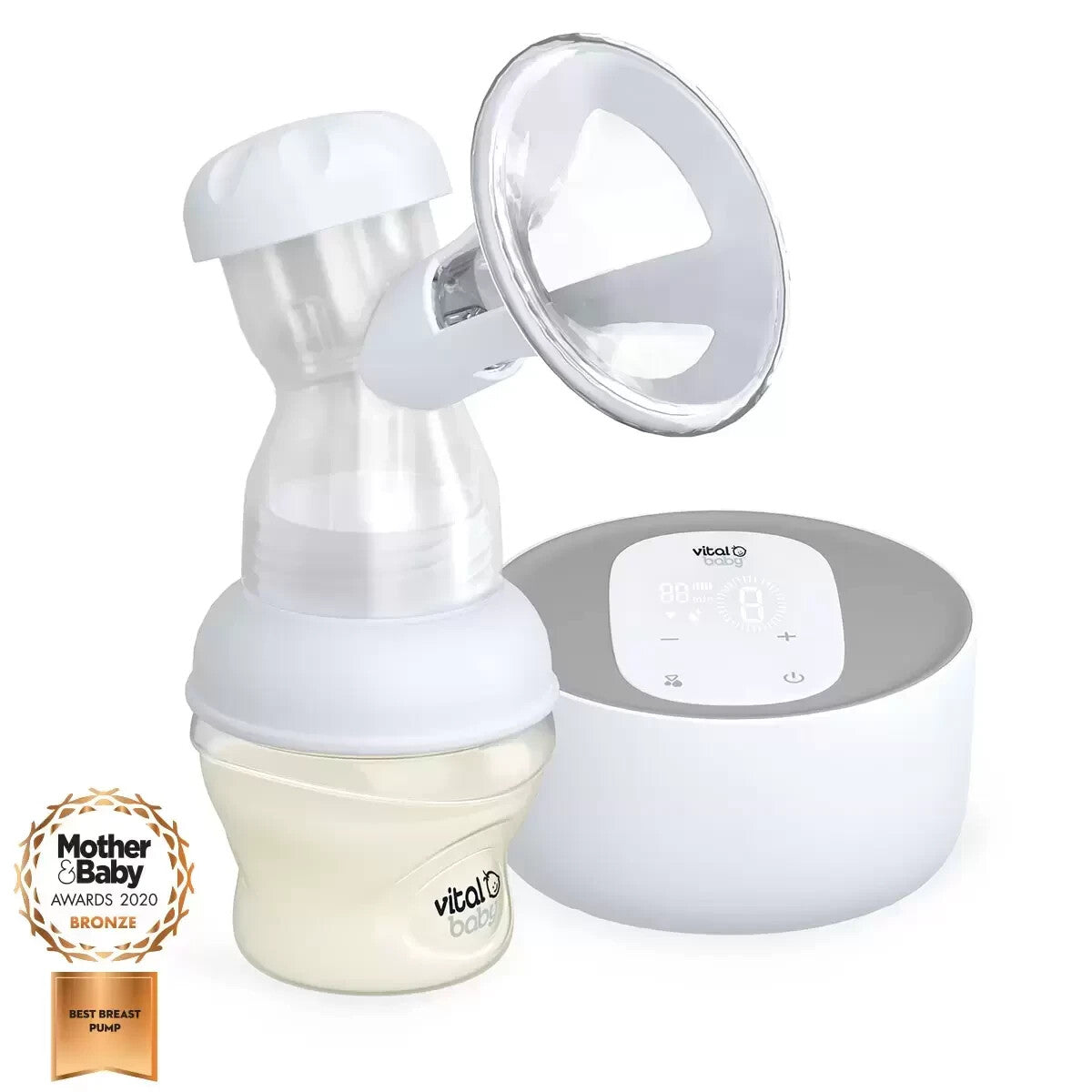 Vital Baby Nurture Flexcone Electric Breast Pump with 3x150ml Bottles