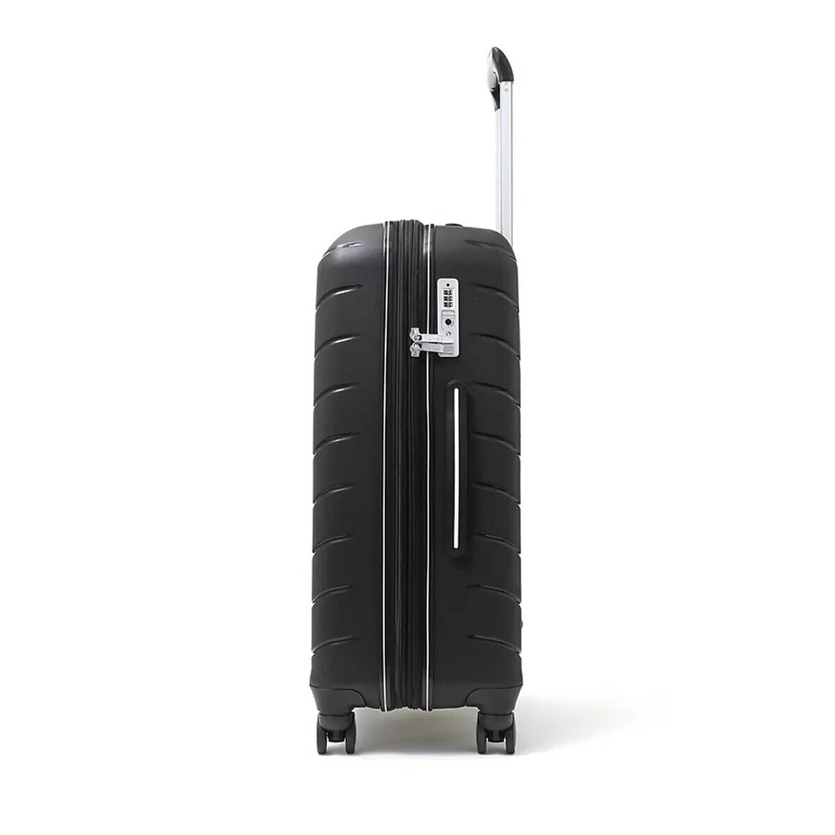 NEW Rock Prime 3 Piece Hardside Luggage Set in Black