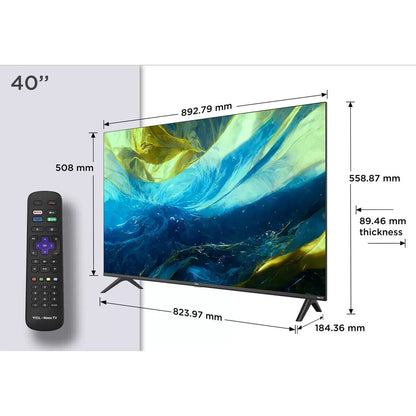 TCL 40RS550K 40 Inch LED Full HD Roku Smart TV **